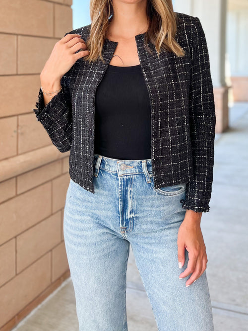 Black Shimmer Jacket