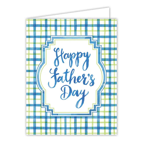Plaid Happy Father's Day Card