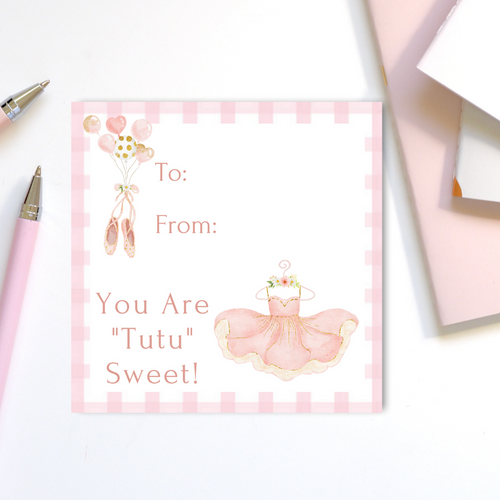 You Are "Tutu" Sweet Valentine Insert Cards