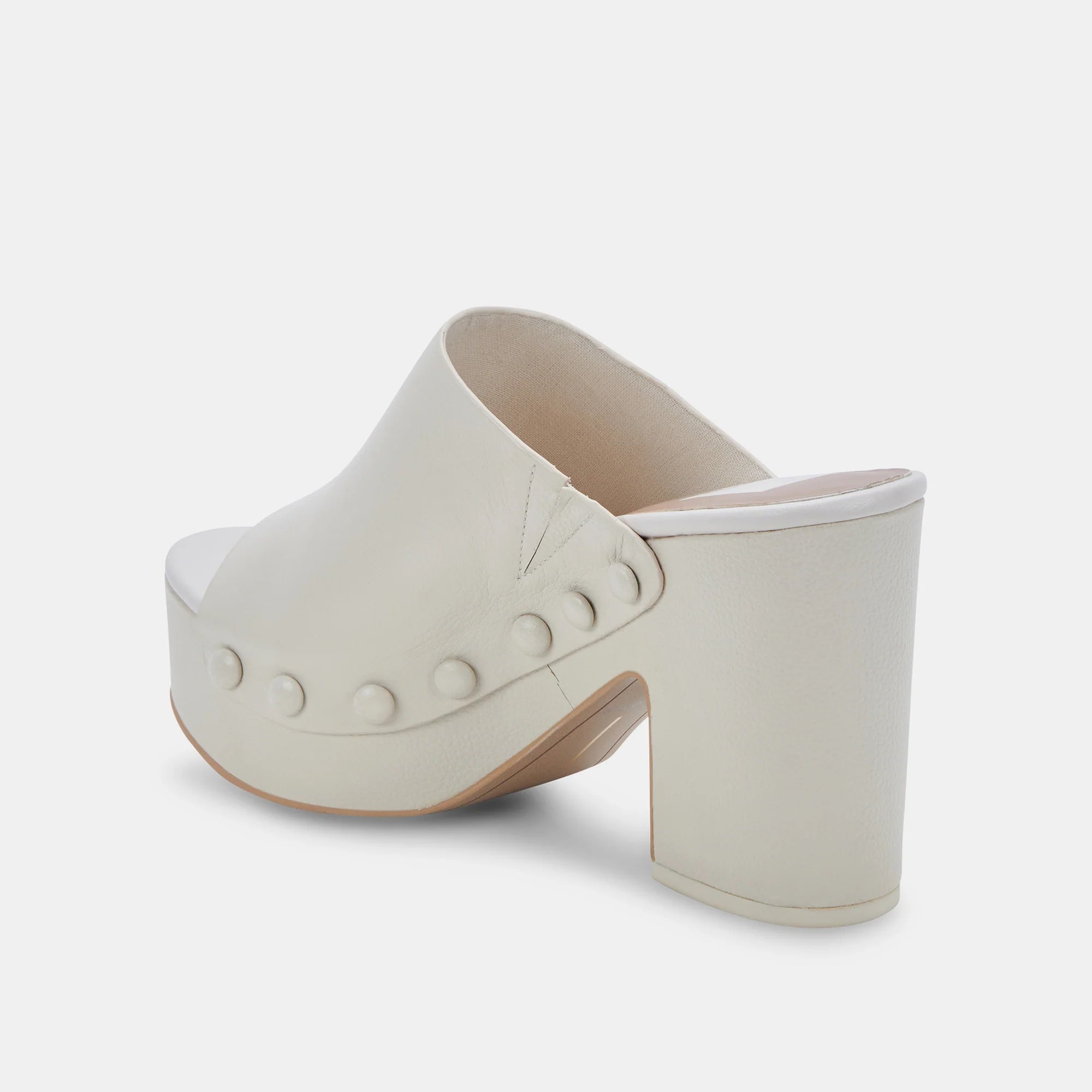 Emol in Ivory Leather