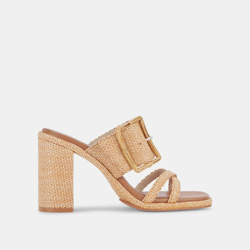 Onnie Heel in Warm Natural Sand