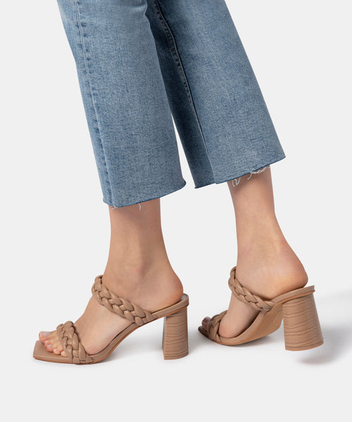 Paily Block Heel in Cafe Stella