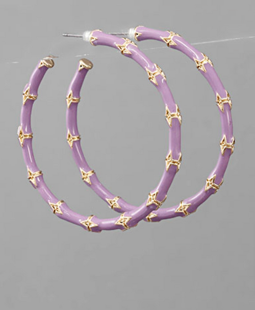 Crisscross Bamboo Earrings
