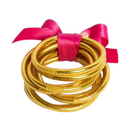 Gold All Weather Bangles - Serenity Prayer