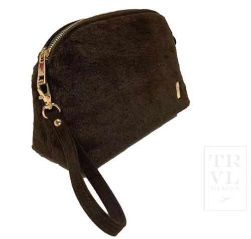 Luxe Dome Clutch - Coco Faux Fur