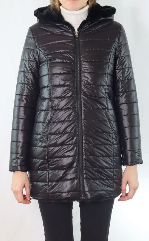Reversible Faux Fur Jacket