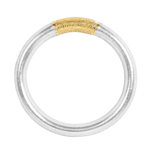 All Weather Tzubbie Thick Silver Bangle