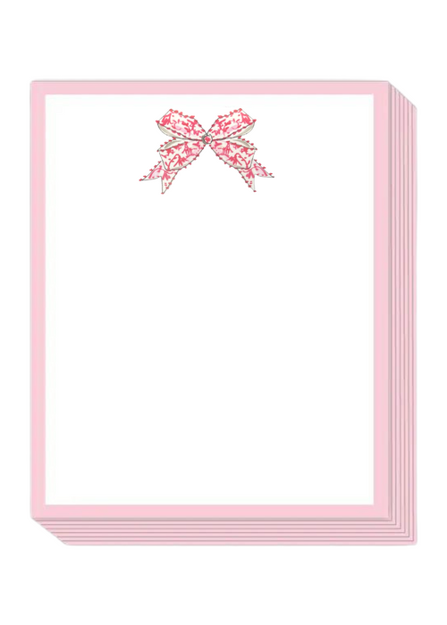 Pink Bow Stack Pad