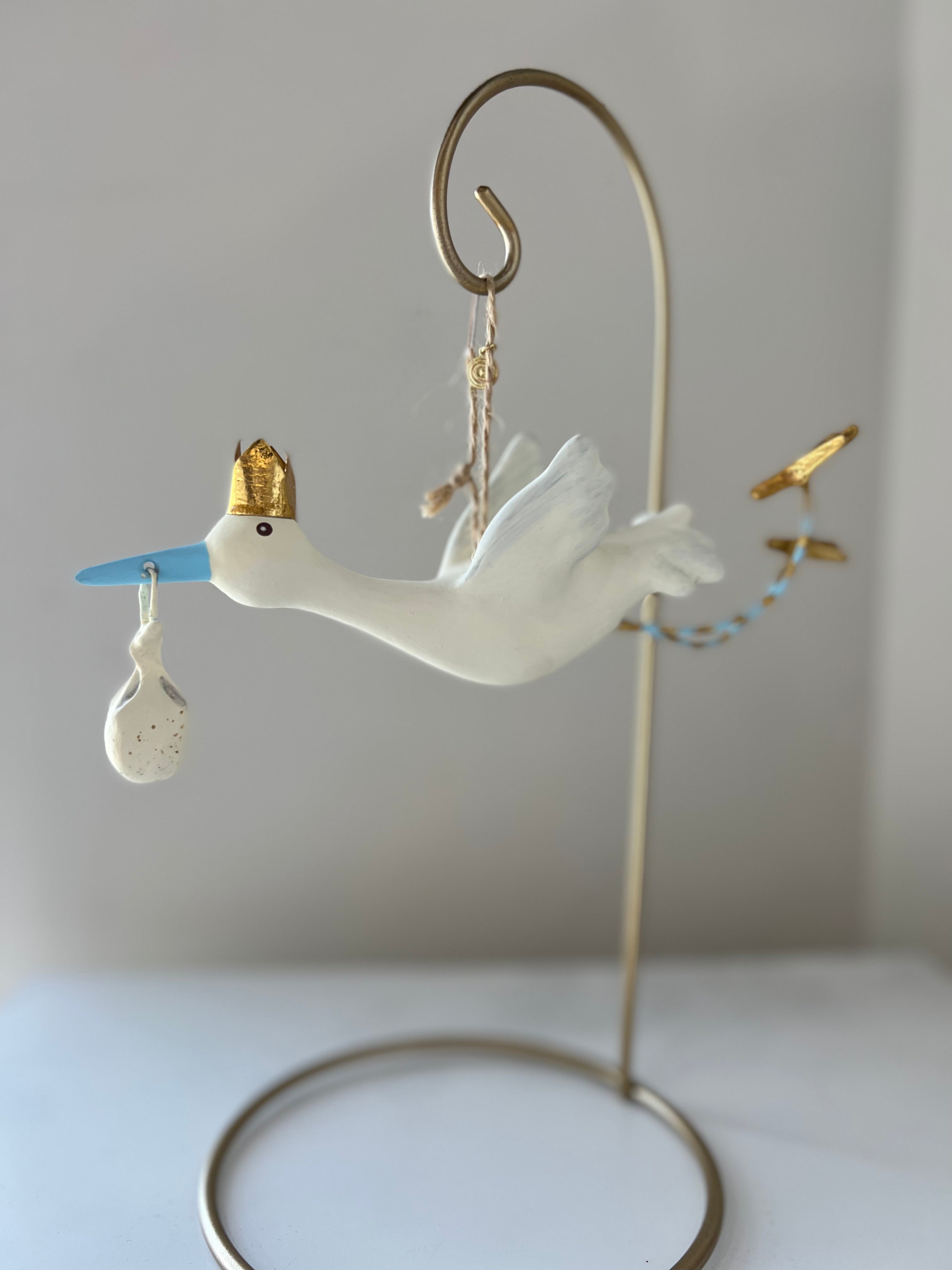 Royal Stork Ornament