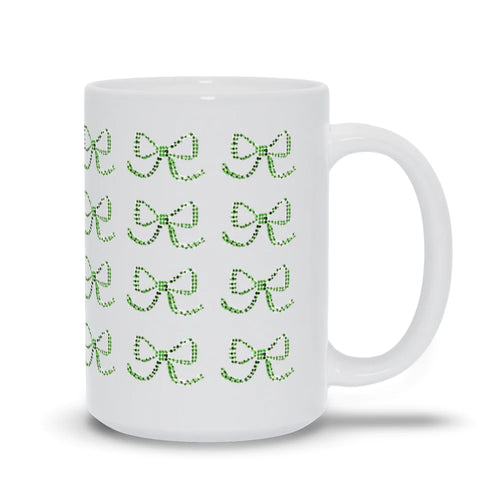 Gingham Bow Mug