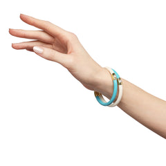 Yin and Yang Turquoise Bracelet